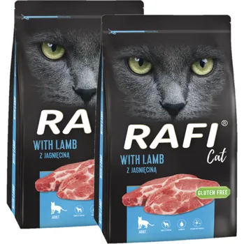 DOLINA NOTECI Rafi Cat suché krmivo pro kočky s jehněčím masem 2x7kg