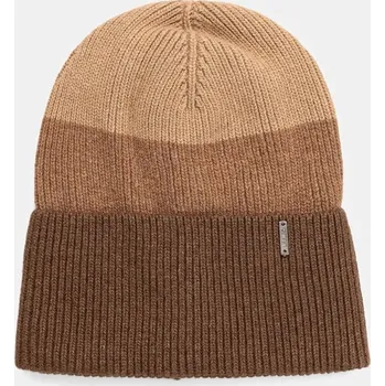 Čepice Dětská vlněná čepice Jamiks HANSIN HANSIN.Nak.glo.JZI117.B hnědá 84X, vel. 56