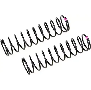 RC náhradní díl Associated Zadní prružiny V2, růžové, 3.7 lb/in, L86, 12.00T, 1.6D