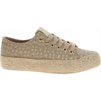 Dámské tenisky Dámské tenisky espadrilky na silné podrážce Lee Cooper 3646, béžové, vel.