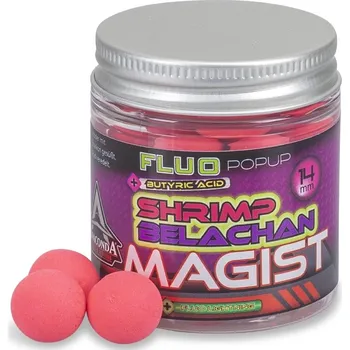 Boilies Popup Boilies Anaconda Fluo Pop-Up Magist Shrimp Belachan 25g - 10 mm