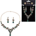 PINK - set Náhrdelník a náušnice Emerald Queen