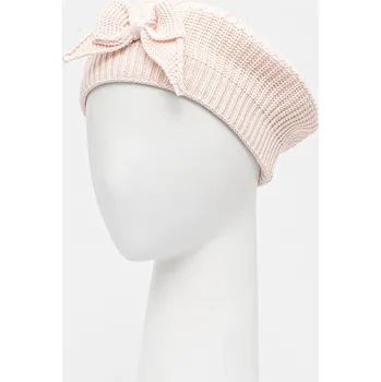 Čepice Dětský baret Jamiks ROSA.Nakr.glo.JZI287.G růžová 03X, vel. 48