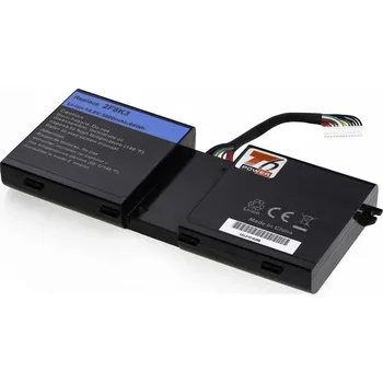 Počítač Baterie T6 Power pro Dell Alienware M17x R5, Li-Ion, 14,8 V, 5800 mAh (86 Wh), černá