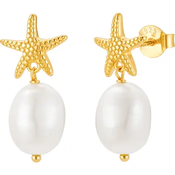 Náušnice Olivie Stříbrné náušnice MOŘE 9947 Ag 925; ≤3,3 g.