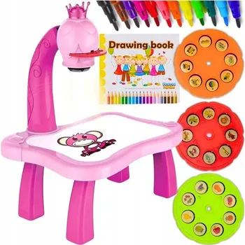 Hračka pro nejmenší PROJEKTOR PRO VÝUKU KRESLENÍ POPISOVAČE NA DIAPOZITIVY