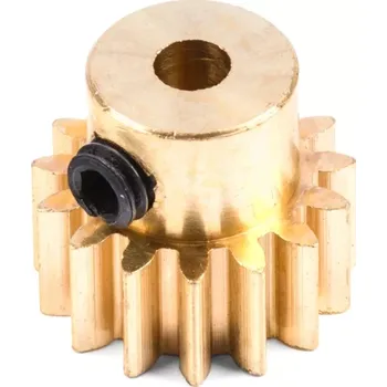 RC náhradní díl Kavan Motorový pastorek 15T mosazný (modul 0.8)