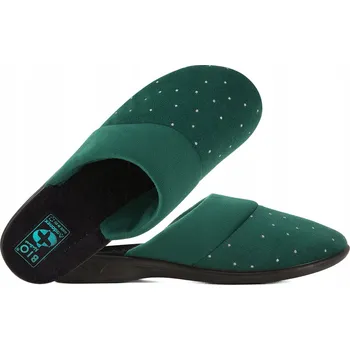 Dámská obuv ADANEX 29959 TEXTILNÍ DOMÁCÍ PANTOFLE PANTOFLE SANDÁLE BIO PU 39 Zelená