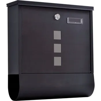 Poštovní schránka Poštovní schránka s přihrádkou na noviny Gockowiak černá