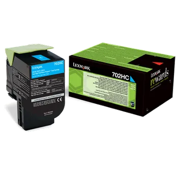 Lexmark 70C2HC0 • 702HC Cyan - Original