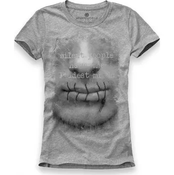 Dámské tričko Dámské tričko UNDERWORLD Silent people have... Velikost: M, Kód produktu: U6513AP