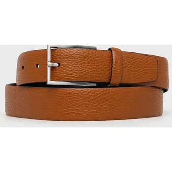 Opasek Kožený pásek Strellson pánský, hnědá barva, 3208 3208.NOS 82X, vel. 95