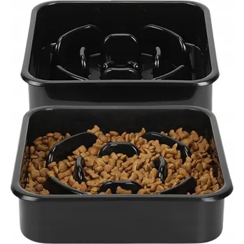 Miska pro psa Jedna plastová miska WS černá 1 l