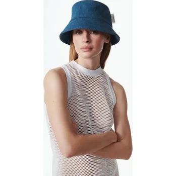 Klobouk Bavlněný klobouk Ruslan Baginskiy modrá barva, BCT078-C-JNS-FLT BCT078.C.JNS.FLT 55X, vel. S