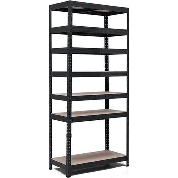 regál Policový regál Trestles RH 2200x800x450, nosnost 1750 kg, 7 polic Barva: černá