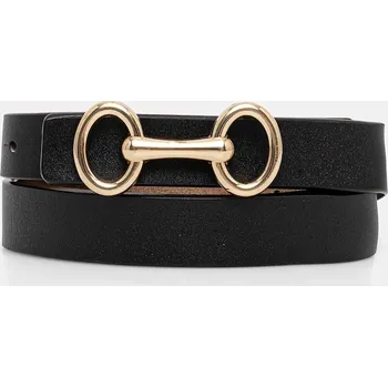 Opasek Kožený pásek Answear.LAB 1999.ijk černá 99X, vel. 95