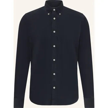 Pánská košile Marc O'polo Pánská Košile S Tvarovaným Střihem, tmavě modrá, 40