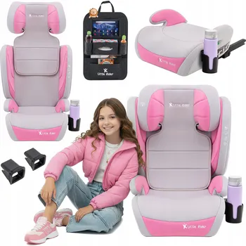 Autosedačka Autosedačka Little Rider růžová R129 100-150 cm po směru jízdy