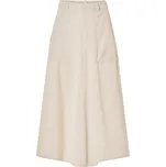 esmara® Dámská manšestrová midi sukně (krémová, 42)