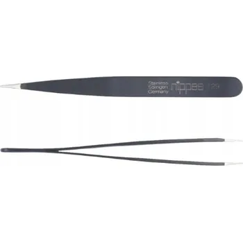 Péče o řasy a obočí Solingen Cosmic pinzeta s hrotem, černá, nerezová ocel 9,5 cm