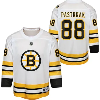 Outerstuff Dětský dres David Pastrnak Boston Bruins NHL Replica White Velikost: L/XL