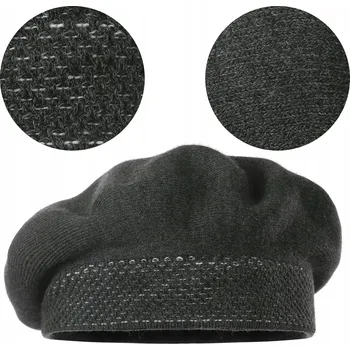 Čepice Majka baret šedý, univerzální velikost, akryl