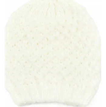 Čepice Szaleo zimní čepice beanie bílá, univerzální velikost