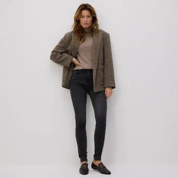 Dámské džíny Reserved - Slim džíny s delší nohavicí - šedá - 554GE-90J - 554GE-90J-40