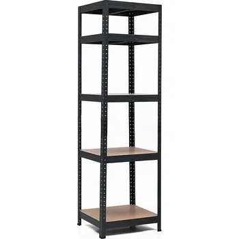 regál Policový regál Trestles RH 2200x600x500, nosnost 1750 kg, 5 polic Barva: černá