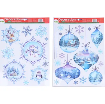 wiky Dekorace okenní 41x29 cm MIX VÁNOCE