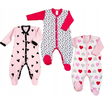 Overal , sada 3 figurek, růžová myška/ Srdíčka /srdíčka, 98 ks KLEKLE