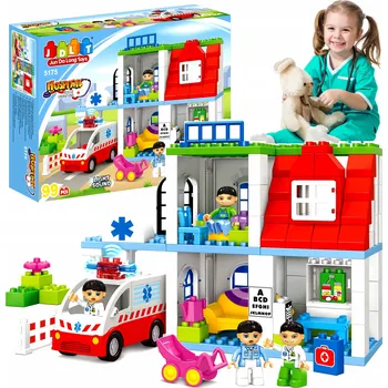 ostatní stavebnice Stavebnice cihly BOUNN sada 99 plastových dílků pro děti od 3 let