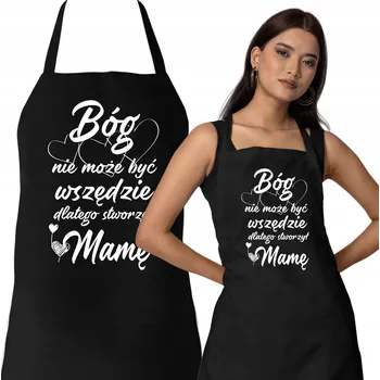 Obraz Zástěra pro maminku, dárek ke Dni matek - Bůh nemůže být všude, proto...