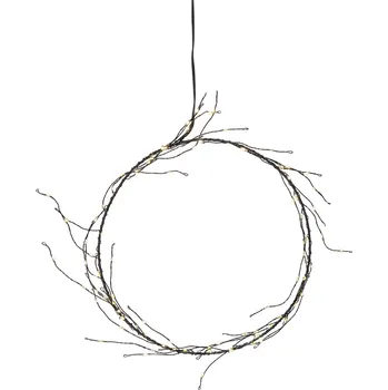 Závěsná světelná LED dekorace výška 24 cm Star Trading Nike - černá