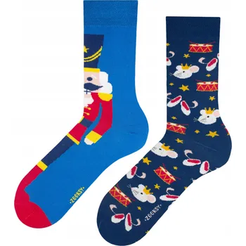 Dámské ponožky Ponožky Vánoční dámské ZOOKSY 36-40 veselé barevné zimní dlouhé