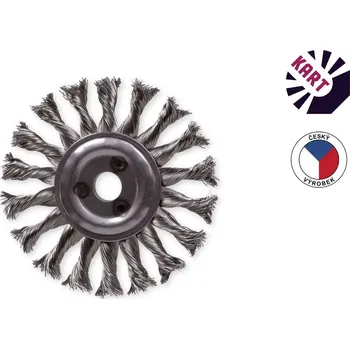 Brusný kartáč KART Radiální kartáč copánkový ø 120 mm - nerez