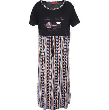 Dámská noční košile Noční košile TEA OR COFFEE - černá Velikost: M