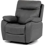 TV-4094 GREY3 - Polohovací křeslo, elektrické zabudované ovládání, šedá, látka vintage, TV-4094 GREY3