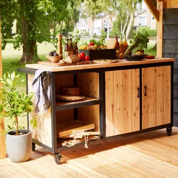 Příslušenství pro gril Zahradní grilovací stolek ACERO Tuindeco