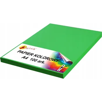 Kancelářský papír Barevný papír A4 80g hráškově zelený 100 listů