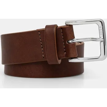 Opasek Kožený pásek BOSS 50542192 hnědá 88X, vel. 105
