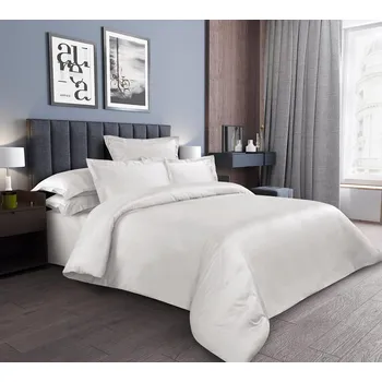 Povlečení Povlečení LUX Premium 100% Bavlna – 4 díly Optic White 220 x 240 cm