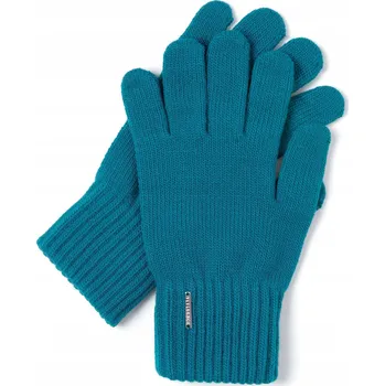 Rukavice Vivisence 7204 tyrkysové pletené vlněné rukavice – univerzální velikost