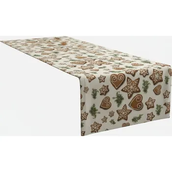 ubrus VÁNOČNÍ BĚHOUN NA STŮL PERNÍČKY 40 cm x 100 cm