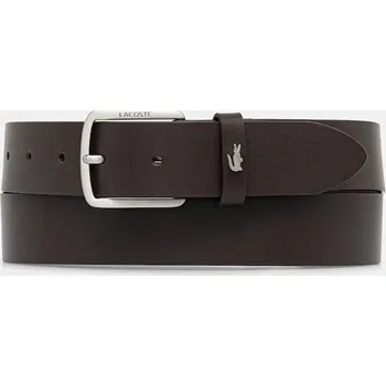 Opasek Kožený pásek Lacoste RC4082 hnědá 89X, vel. 100