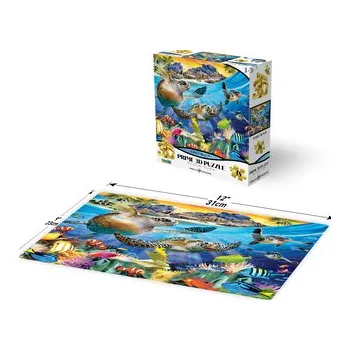 Puzzle PRIME 3D PUZZLE - Želví pláž 48 dílků