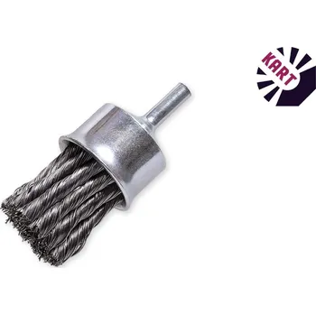 Brusný kartáč KART Kartáč koncový copánkový ø 28 mm - ocel