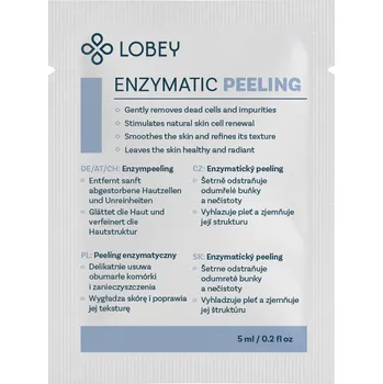 Pleťový peeling LOBEY® Classic Tester Enzymatický peeling | 3 ml