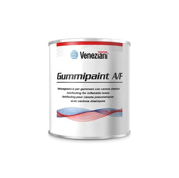 Člun Antifouling Veneziani Gummipaint pro nafukovací čluny, barva černá