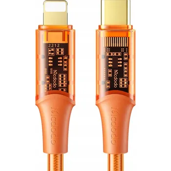Datový kabel Kabel McDodo USB-C na Apple Lightning 1,2 m oranžový